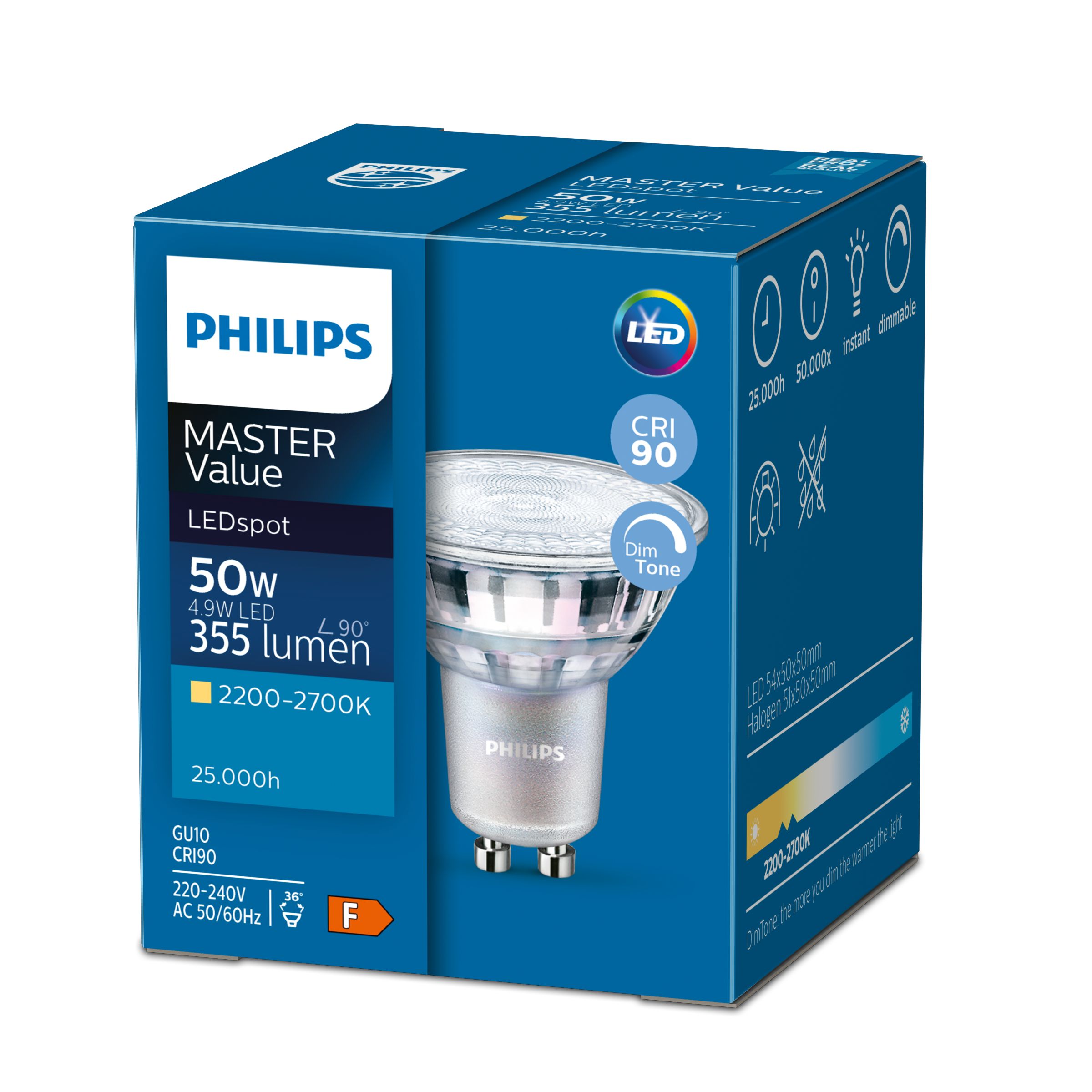 philips master ledspot value gu10